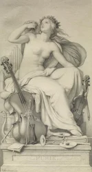 Allegorische Figur der Musik